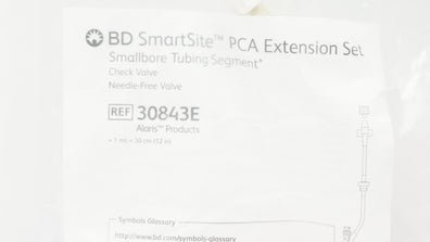 BD 30843E SmartSite PCA Extension Set Smallbore Tubing Segment 1ml x 12inch (x)